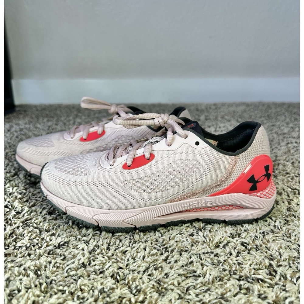 Under Armour HOVR Sonic 5 Women's Athletic Running Shoes Sneakers Size 6 Pink